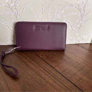 Betsey Johnson Plum Wristlet